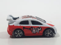 Mega Bloks Streetz Red and White Miniature Plastic Die Cast Toy Car Vehicle