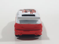 Mega Bloks Streetz Red and White Miniature Plastic Die Cast Toy Car Vehicle