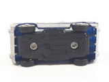 Mega Bloks Streetz Blue with White Roof Miniature Plastic Die Cast Toy Car Vehicle