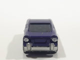 Mega Bloks Streetz Purple with Flames Miniature Plastic Die Cast Toy Car Vehicle
