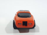 1983 Kidco Burnin' Key Cars Demolition Cars Corvette Orange Plastic Die Cast Toy Car Vehicle