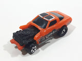 1983 Kidco Burnin' Key Cars Demolition Cars Corvette Orange Plastic Die Cast Toy Car Vehicle