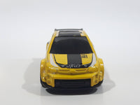 2008 Hot Wheels '08 Ford Focus Yellow Die Cast Toy Car Vehicle