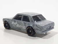 2020 Hot Wheels Car Meet Datsun Bluebird 510 Grey Die Cast Toy Race Car Vehicle