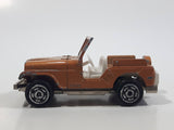 Vintage Majorette No. 268 Jeep Copper Orange 1:54 Scale Die Cast Toy Car Vehicle - Made in France