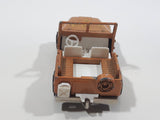 Vintage Majorette No. 268 Jeep Copper Orange 1:54 Scale Die Cast Toy Car Vehicle - Made in France