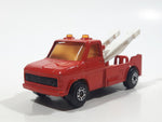 Vintage 1978 Lesney Matchbox Superfast No. 61 Wreck Truck Red Die Cast Toy Tow Salvage Wrecker Vehicle Missing Hooks