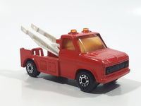 Vintage 1978 Lesney Matchbox Superfast No. 61 Wreck Truck Red Die Cast Toy Tow Salvage Wrecker Vehicle Missing Hooks