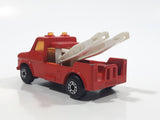 Vintage 1978 Lesney Matchbox Superfast No. 61 Wreck Truck Red Die Cast Toy Tow Salvage Wrecker Vehicle Missing Hooks