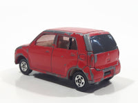 2004 Tomy Tomica No. 19 Suzuki Alto Red 1/57 Scale Die Cast Toy Car Vehicle with Opening Rear Hatch