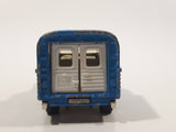 Majorette No. 235 Citroen Acadiane Blue 1/60 Scale Die Cast Toy Car Vehicle with Opening Rear Doors Made in France