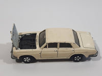 Vintage 1981 ERTL Rolls Royce Silver Shadow Cannonball Run Cream White Die Cast Toy Car Vehicle Made in Hong Kong