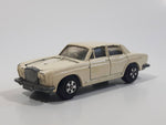 Vintage 1981 ERTL Rolls Royce Silver Shadow Cannonball Run Cream White Die Cast Toy Car Vehicle Made in Hong Kong