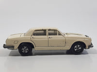 Vintage 1981 ERTL Rolls Royce Silver Shadow Cannonball Run Cream White Die Cast Toy Car Vehicle Made in Hong Kong