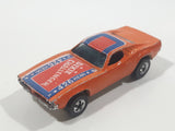 Vintage 1983 Hot Wheels Dixie Challenger Orange Die Cast Toy Car Vehicle