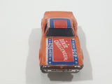 Vintage 1983 Hot Wheels Dixie Challenger Orange Die Cast Toy Car Vehicle