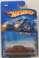 2005 Hot Wheels Pin Hedz 1964 Chevy Impala Metalflake Brown Die Cast Toy Muscle Car Vehicle New in Package