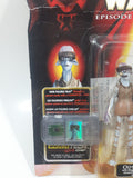 1999 Hasbro Star Wars Episode 1 Collection 3  CommTech 3 1/2" Tall Ody Mandrell with 3" Tall Otoga 222 Pit Droid Toy Action Figures and Chip New in Package