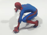 2012 Marvel Comics Spider-Man Window Hanger 2 3/4" Tall Toy Figure Missing Suction Cups