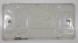 Set of Matching 1981 Beautiful British Columbia Blue with White Letters Vehicle License Plate EHB 126