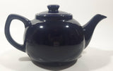 Dark Blue Purple Ceramic Teapot 5 1/4" Tall