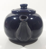 Dark Blue Purple Ceramic Teapot 5 1/4" Tall