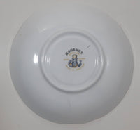 Regency English White with Blue and White Lily of The Valley Flowers Themed Hope. B.C. British Columbia Gold Trim Fine Bone China Tea Cup and Saucer Set