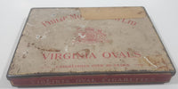 Rare Vintage Philip Morris & Co. Ltd. Virginia Ovals Hinged Tin Metal Cigarette Holder Case