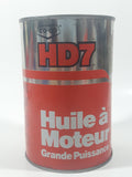 Vintage 1970s Co-op HD7 Heavy Duty SAE 30 Motor Oil 1 Litre Metal Can FULL Still Sealed Never Opened