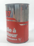Vintage 1970s Co-op HD7 Heavy Duty SAE 30 Motor Oil 1 Litre Metal Can FULL Still Sealed Never Opened