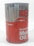 Vintage 1970s Co-op HD7 Heavy Duty SAE 30 Motor Oil 1 Litre Metal Can FULL Still Sealed Never Opened