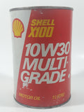 Vintage Shell X100 10W30 Multi Grade Motor Oil 1 Litre Cardboard Can FULL Still Sealed Never Opened
