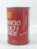 Vintage Shell X100 10W30 Multi Grade Motor Oil 1 Litre Cardboard Can FULL Still Sealed Never Opened