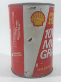 Vintage Shell X100 10W30 Multi Grade Motor Oil 1 Litre Cardboard Can FULL Still Sealed Never Opened