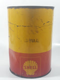 Vintage Shell Oil Company Darina AX Five Pound 2.268kg Grease Metal Can