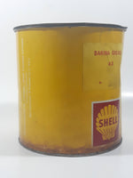 Vintage Shell Darina Grease AX 5LB Metal Can 6 3/8" Tall FULL Still Sealed Never Opened