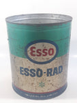 Rare Vintage 1950s Imperial Oil Limited Esso Teal Esso-Rad Radiator Coolant Anti-Freeze 8 1/8" Tall Metal Can