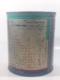 Rare Vintage 1950s Imperial Oil Limited Esso Teal Esso-Rad Radiator Coolant Anti-Freeze 8 1/8" Tall Metal Can