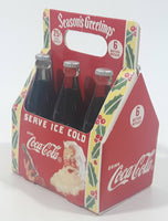 Hard To Find 2010 Coca Cola Serve Ice Cold Season's Greetings Santa Claus Themed 6 Bottle Pack Christmas Tree Hanging Ornament