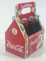 Hard To Find 2010 Coca Cola Serve Ice Cold Season's Greetings Santa Claus Themed 6 Bottle Pack Christmas Tree Hanging Ornament