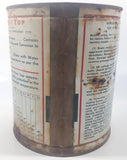 Vintage BA British American Frost Cop Anti-Freeze One Imperial Gallon Metal Can