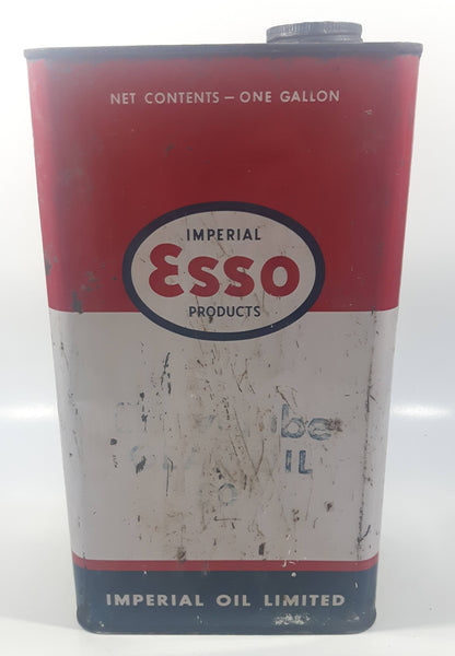 Vintage Imperial Products Esso Marvelube Gear Oil One Gallon Metal Can Made in Canada