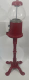 Vintage Continental Gum of Canada Inc. Gumball Candy Dispenser Machine Metal with Glass Globe On Metal Footed Stand 38" Tall