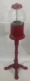 Vintage Continental Gum of Canada Inc. Gumball Candy Dispenser Machine Metal with Glass Globe On Metal Footed Stand 38" Tall