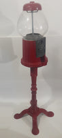 Vintage Continental Gum of Canada Inc. Gumball Candy Dispenser Machine Metal with Glass Globe On Metal Footed Stand 38" Tall