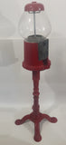 Vintage Continental Gum of Canada Inc. Gumball Candy Dispenser Machine Metal with Glass Globe On Metal Footed Stand 38" Tall
