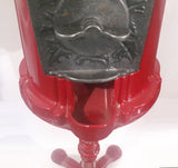 Vintage Continental Gum of Canada Inc. Gumball Candy Dispenser Machine Metal with Glass Globe On Metal Footed Stand 38" Tall