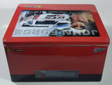 All Pro Bumper To Bumper Auto Parts John Force Castrol GTX Red Large Tin Metal Container with Collector Card