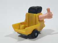 Kinder Surprise 01 n. 65 Yellow Man in Truck Plastic Miniature Toy Car Vehicle