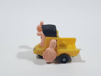 Kinder Surprise 01 n. 65 Yellow Man in Truck Plastic Miniature Toy Car Vehicle